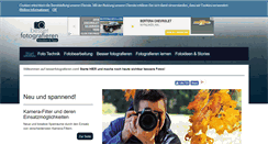Desktop Screenshot of besserfotografieren.com